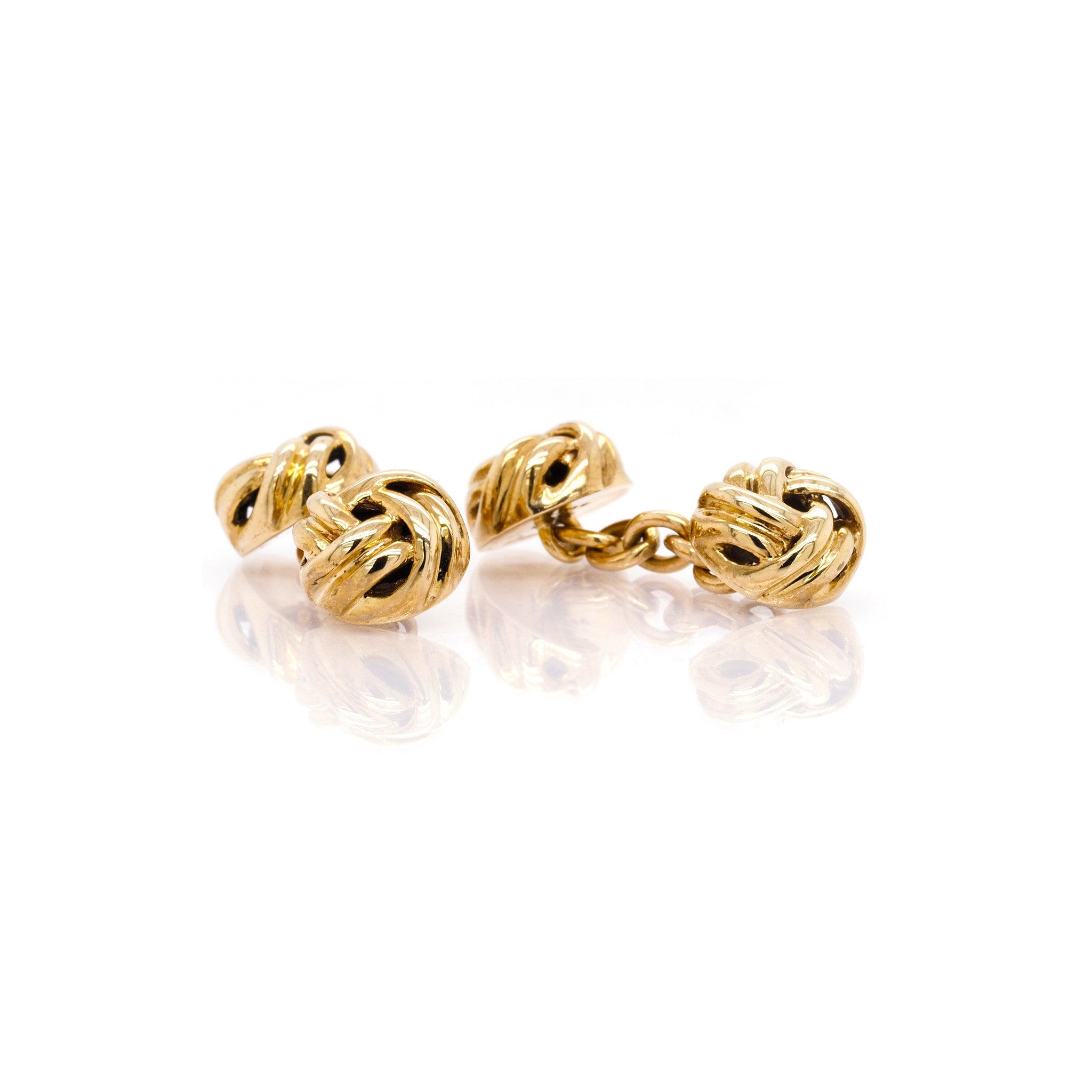 9ct Yellow Gold Knot Cufflinks – Ogden Of Harrogate