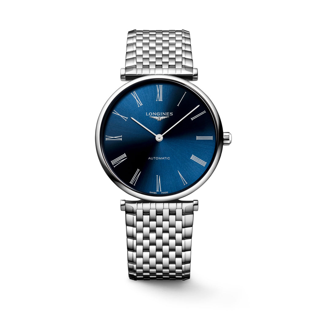 LA GRANDE CLASSIQUE DE LONGINES Automatic Watch with Blue Dial L4.918.4.94.6