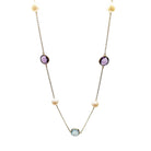 Semi-Precious Stone and Pearl Necklace